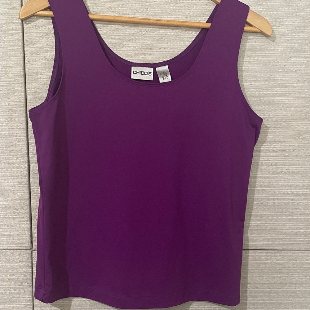 Chico's Rich Purple Sleeveless Top